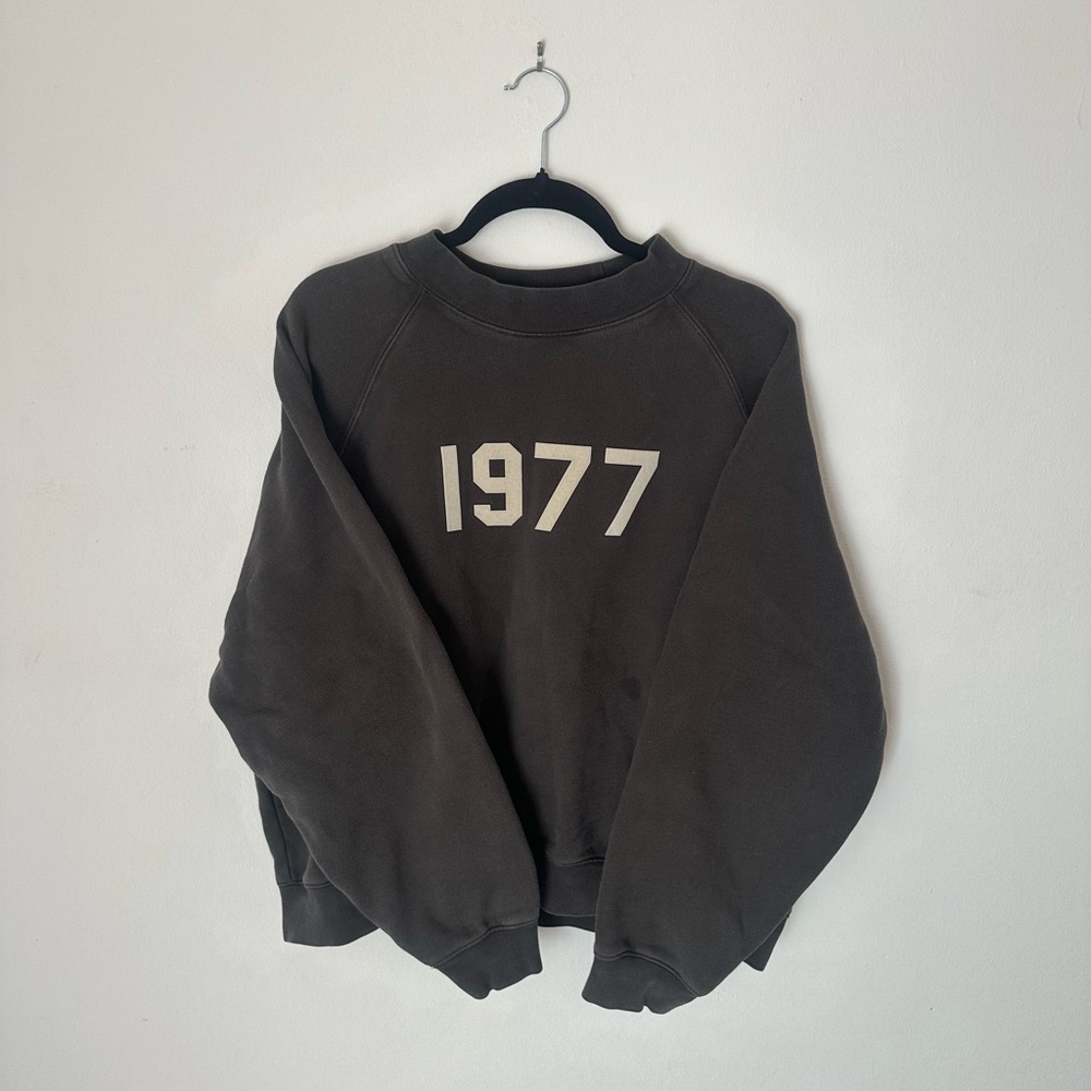 Fear of God Black Crewneck Sweater 1977 Edition